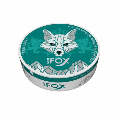 Snus Nicotine Pads – White Fox Double Mint 15g