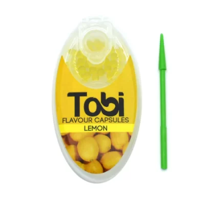 Set capsule aromatizante Tobi, Lemon, 100 buc.