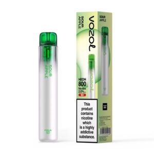 Tigara unica folosinta VOZOL Neon 800 - Sour Apple 20mg