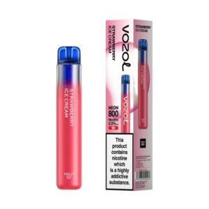 Tigara unica folosinta VOZOL Neon 800 - Strawberry Ice Cream 20mg