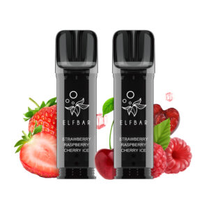 ELFA PRO POD - Strawberry Raspberry Cherry Ice 20mg - 600 Puff [2 Bucati]