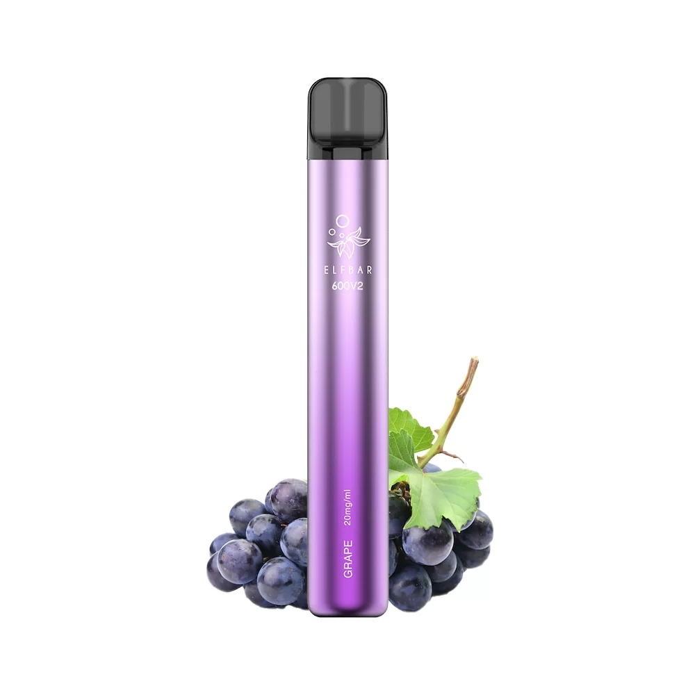 Tigara unica folosinta ELFBAR V2 600 PUFF - Grape 20mg