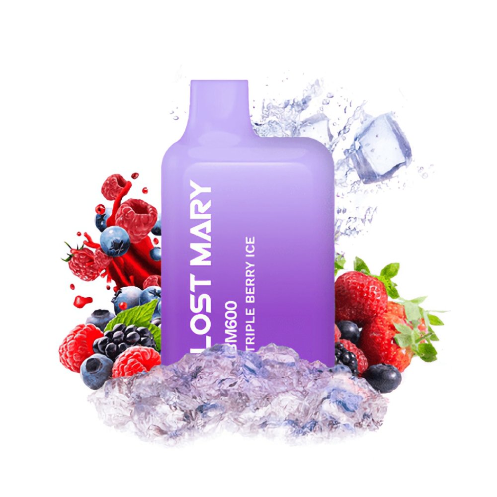 Tigara unica folosinta LOST MARY 600 PUFF - Triple Berry Ice 20mg