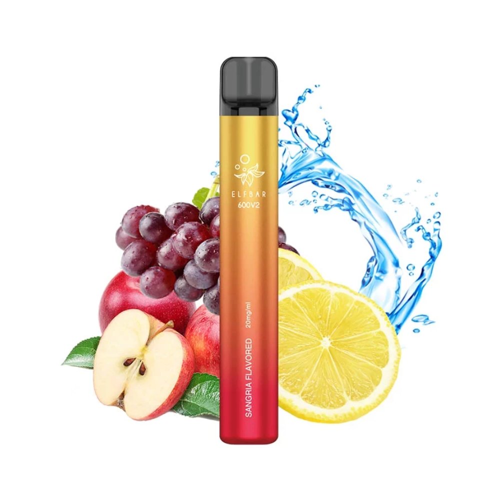 Tigara unica folosinta ELFBAR V2 600 PUFF - Sangria Flavored 20mg