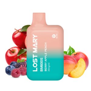 Tigara unica folosinta LOST MARY V2 600 PUFF - Berry Apple Peach 20mg