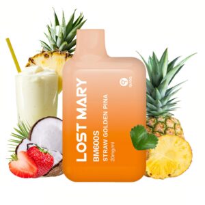 Tigara unica folosinta LOST MARY V2 600 PUFF - Straw Golden Pina 20mg