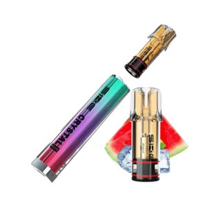 Crystal POD SET 600 PUFF - Aurora Blue + Watermelon Ice 2%