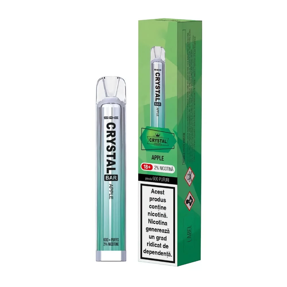 Tigara unica folosinta SKE CRYSTAL 600 PUFF - Apple Ice 20mg
