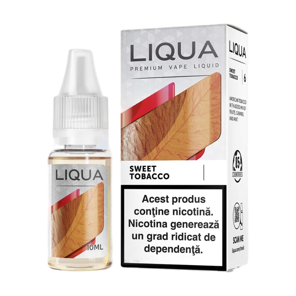 Lichid cu nicotina LIQUA Elements - Sweet Tobacco - 10ml - 6mg