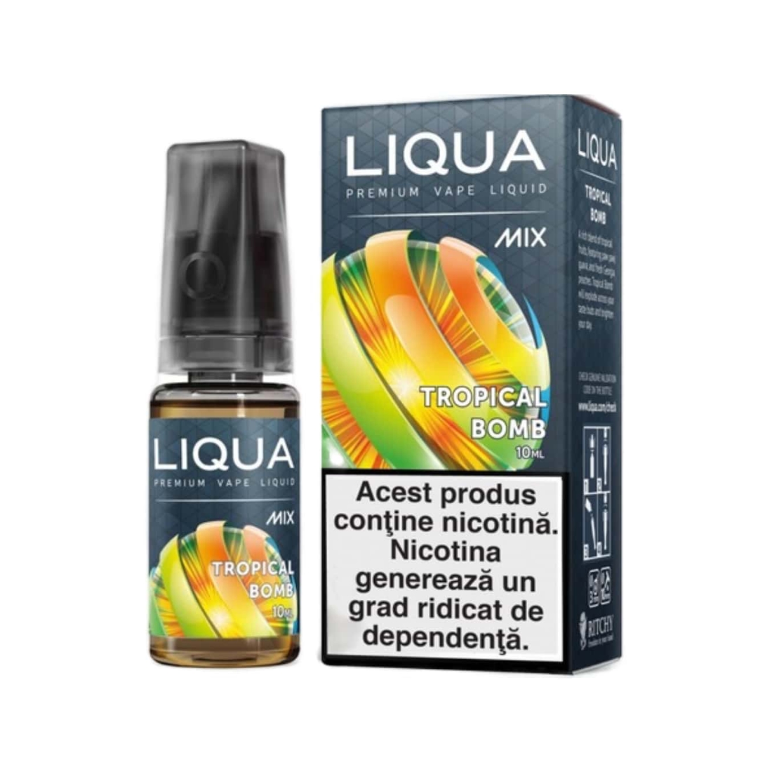 Lichid cu nicotina LIQUA Elements - Tropical Bomb - 10ml - 6mg