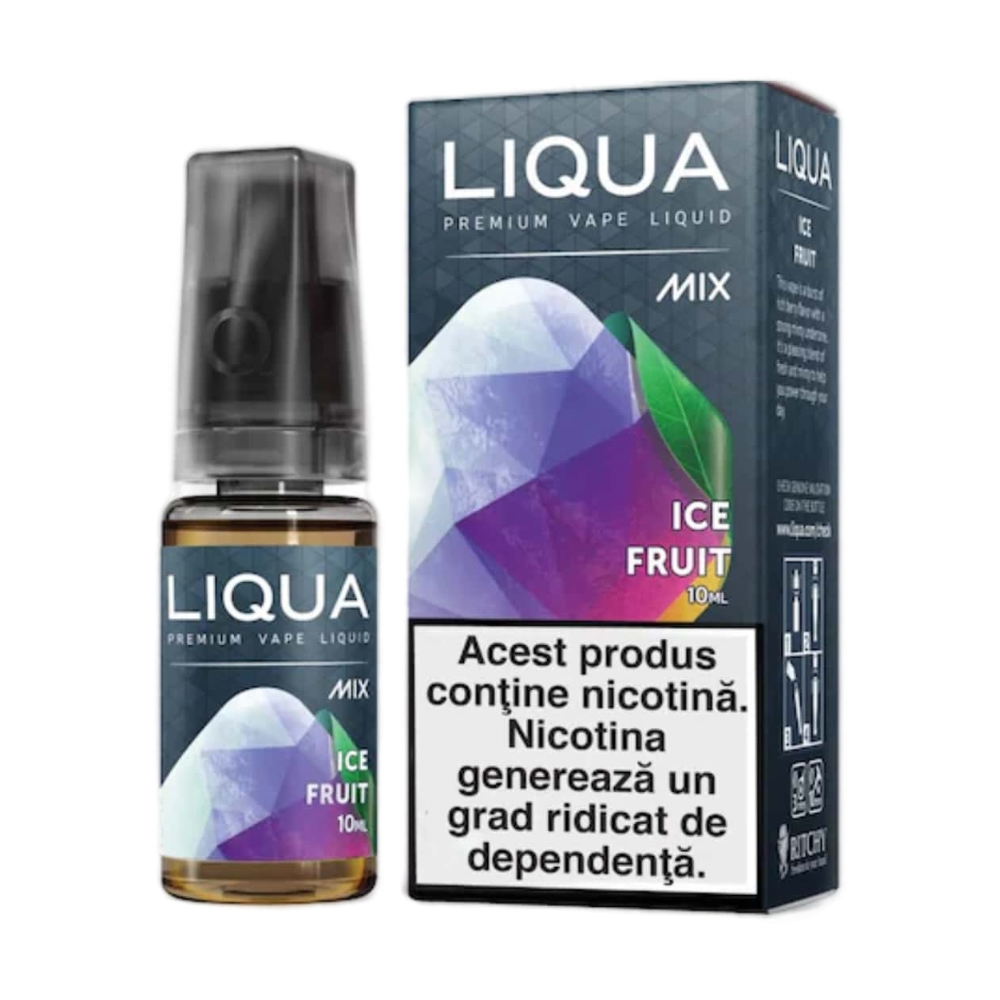 Lichid cu nicotina LIQUA Elements - Ice Fruit - 10ml - 6mg