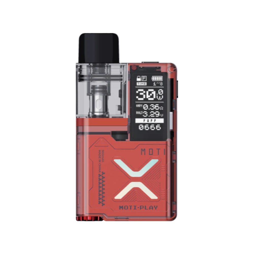 Moti Play Pod Vape Kit - Mandarine Red