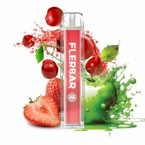 Tigara unica folosinta Flerbar M 600 - Apple Strawberry & Cherry 20mg