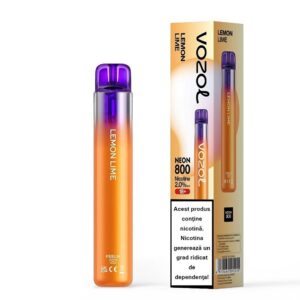 Tigara unica folosinta VOZOL Neon 800 - Lemon Lime 20mg