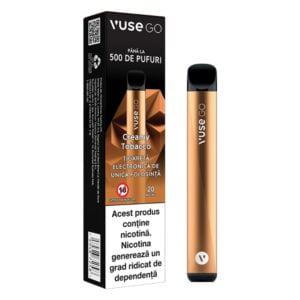 Tigara unica folosinta Vuse GO 500 - Creamy Tobacco 20mg