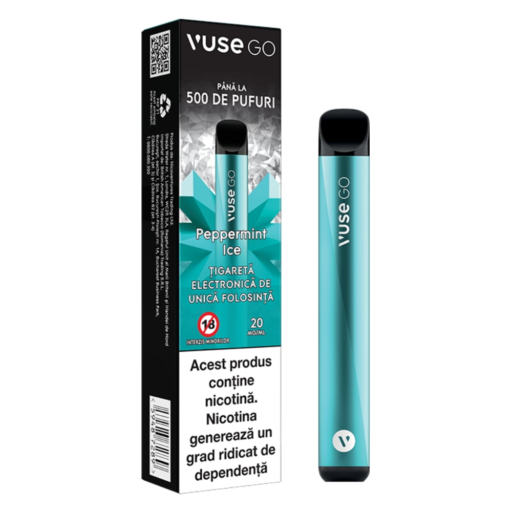Tigara unica folosinta Vuse GO 500 - Peppermint Ice 20mg