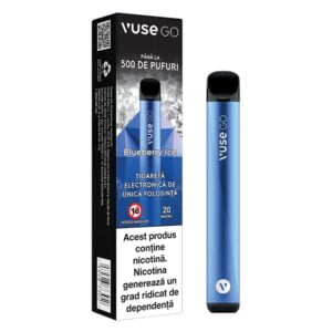 Tigara unica folosinta Vuse GO 500 - Blueberry Ice 20mg