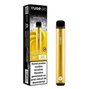Tigara unica folosinta Vuse GO 500 - Banana Ice 20mg