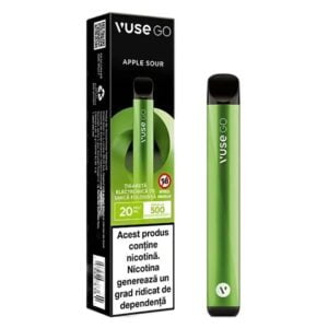 Tigara unica folosinta Vuse GO 500 - Apple Sour 20mg