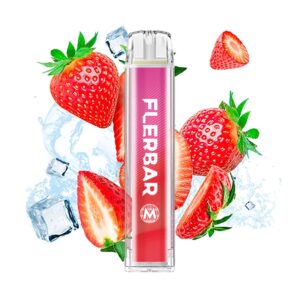 Tigara unica folosinta Flerbar M 600 - Strawberry Ice 20mg