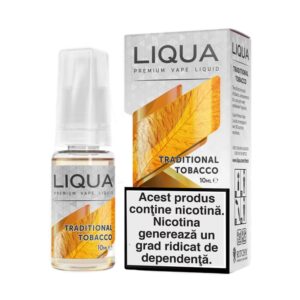 Lichid cu nicotina LIQUA Elements - Traditional Tobacco - 10ml - 12mg