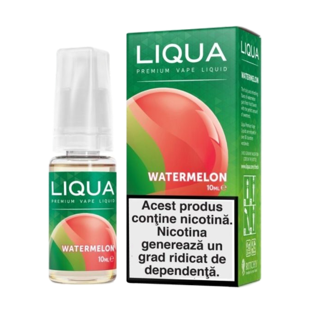 Lichid cu nicotina LIQUA Elements - Watermelon - 10ml - 12mg