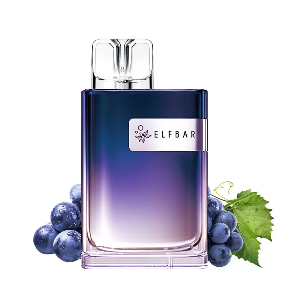 Tigara unica folosinta ELFBAR Crystal CR600 - 600 PUFF - Grape 20mg