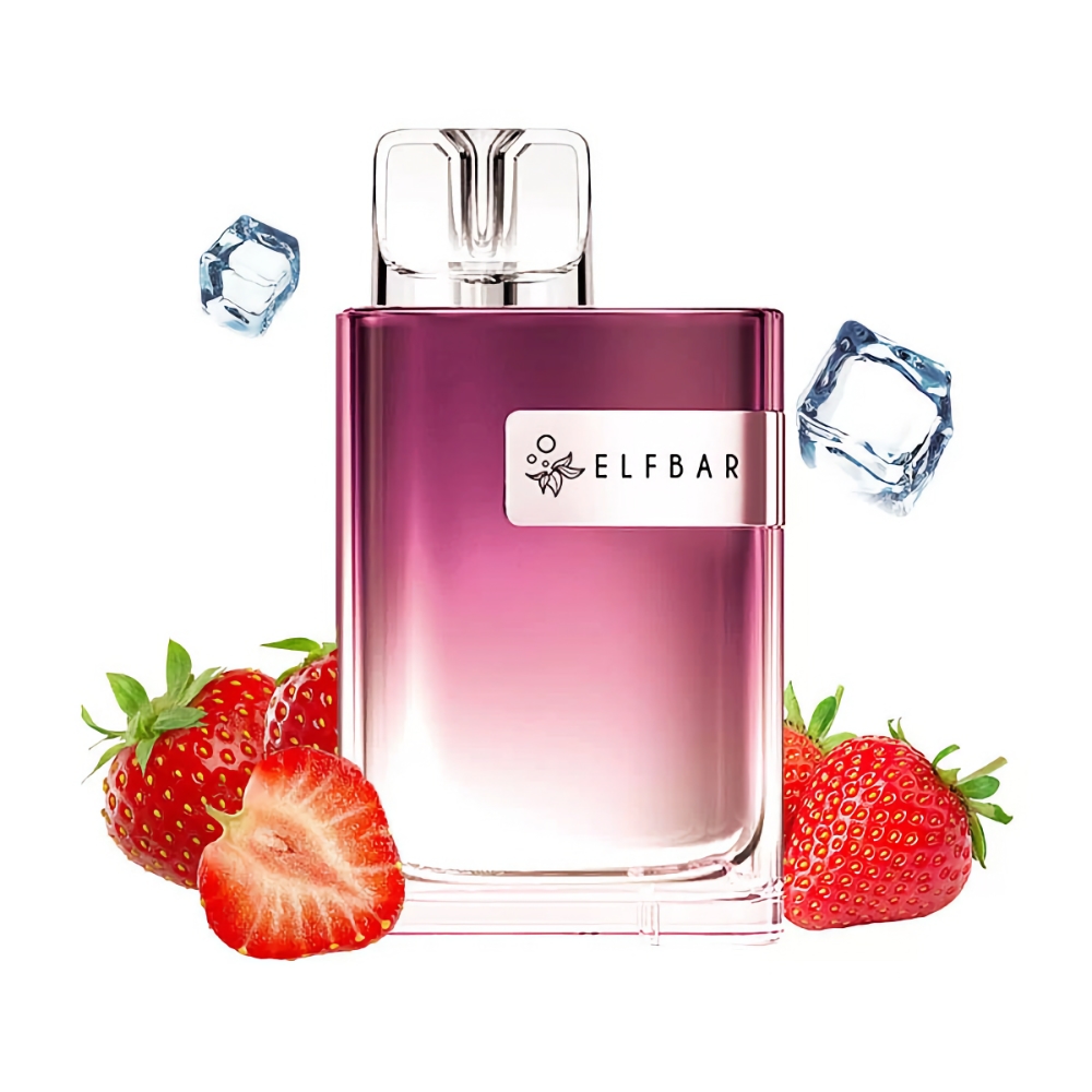 Tigara unica folosinta ELFBAR Crystal CR600 - 600 PUFF - Strawberry Ice 20mg