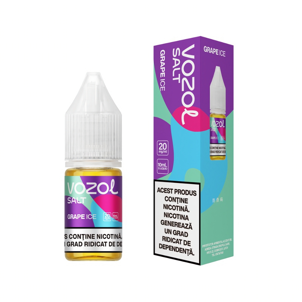 Lichid Vozol Salt - Grape Ice 20mg 10ml