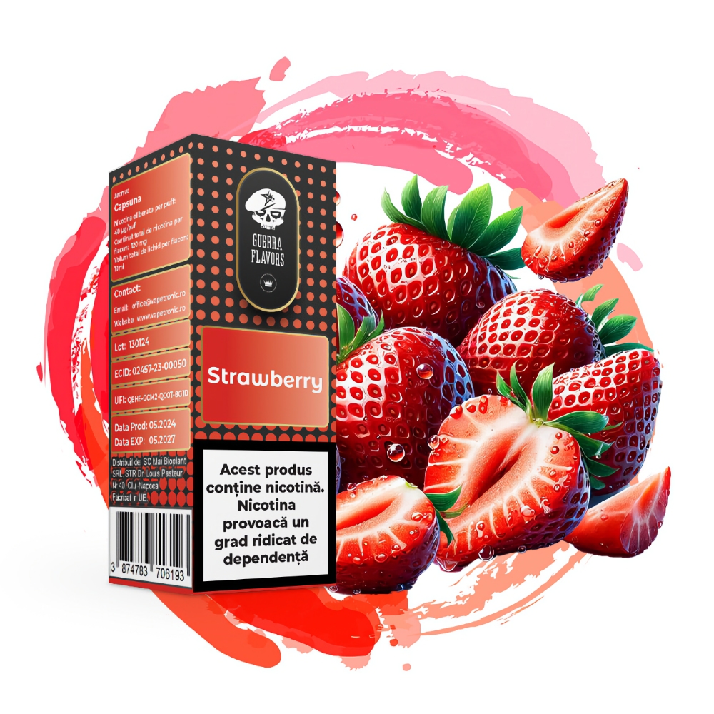 Lichid GuerraLiq TPD Strawberry 12mg 10ml