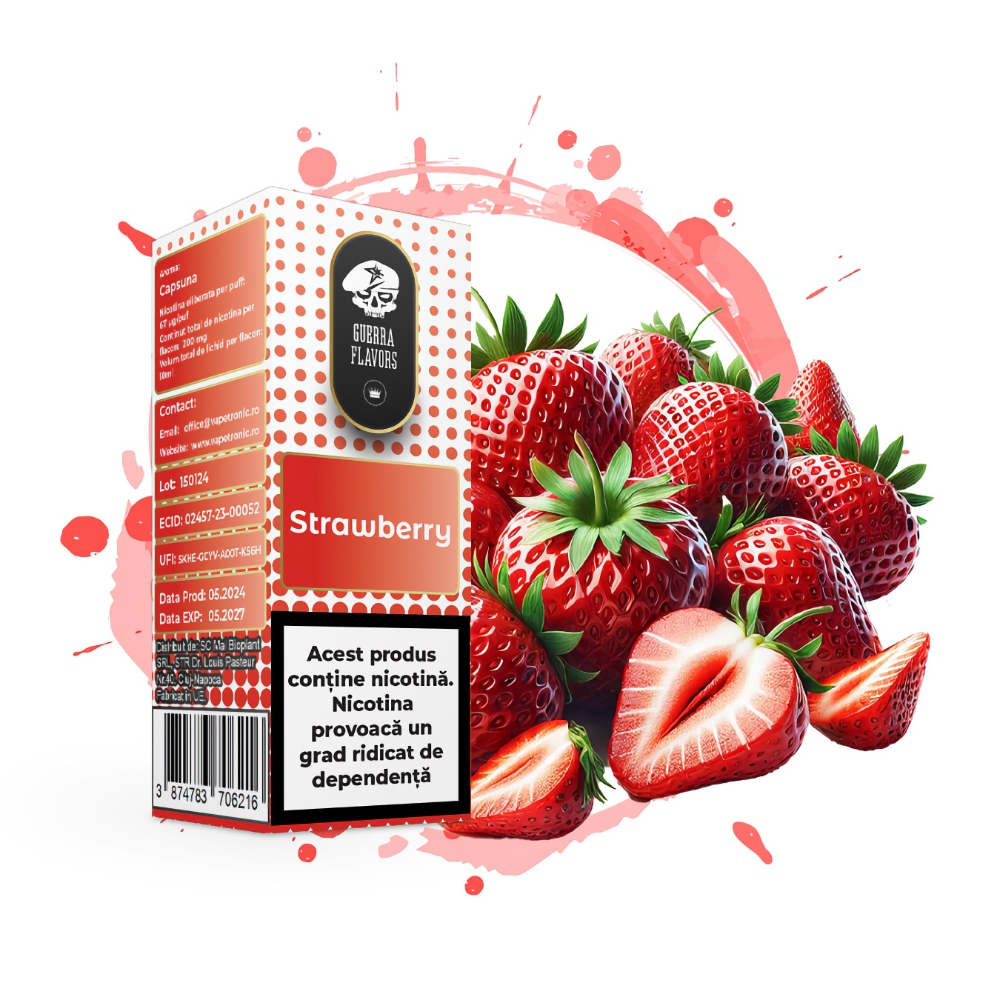 Lichid GuerraLiq SALT Strawberry 20mg 10ml