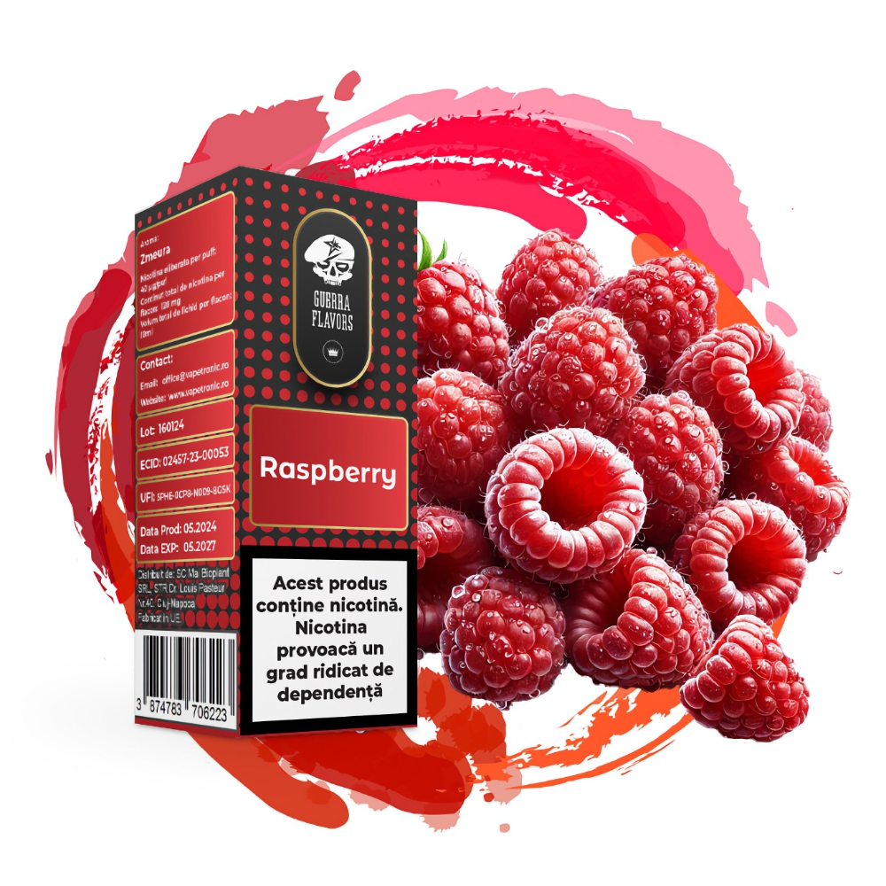 Lichid GuerraLiq TPD Raspberry 12mg 10ml