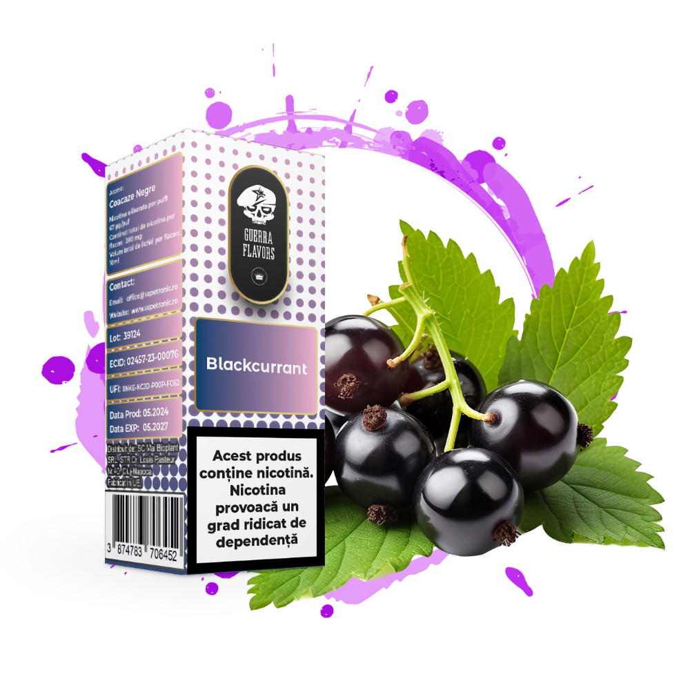 Lichid GuerraLiq SALT Blackcurrant 20mg 10ml