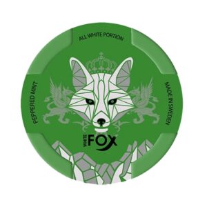 Snus Nicotine Pads - White Fox Peppered Mint 15g
