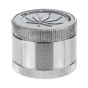 Grinder Amsterdam Leaf aluminiu 3 parti 40mm