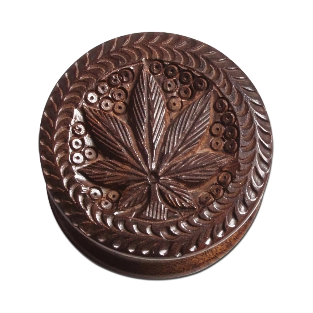 Grinder Leaf Rosewood Magnetic 45mm