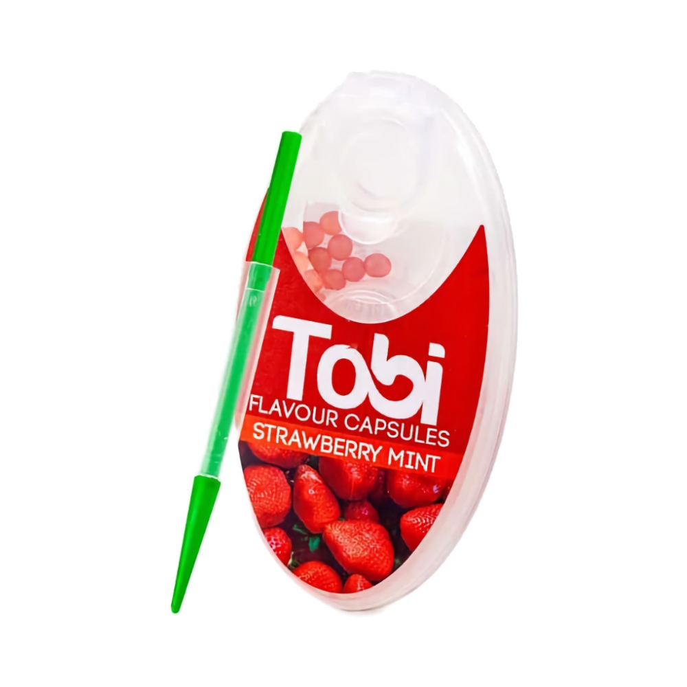 Set capsule aromatizante Tobi Strawberry Mint (100)