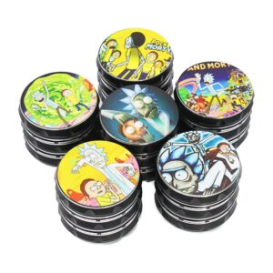 Grinder metalic 63mm 4 parti Rick & Morty