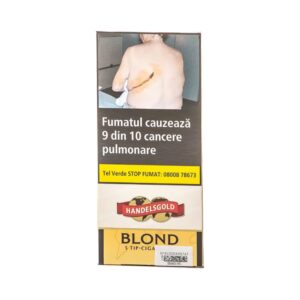 Tigari de foi Handelsgold Tip Blond cu mustiuc de plastic (5)
