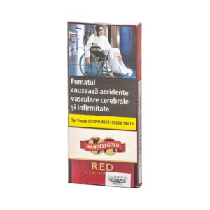 Tigari de foi Handelsgold Wood Tip Red cu mustiuc de plastic (5)