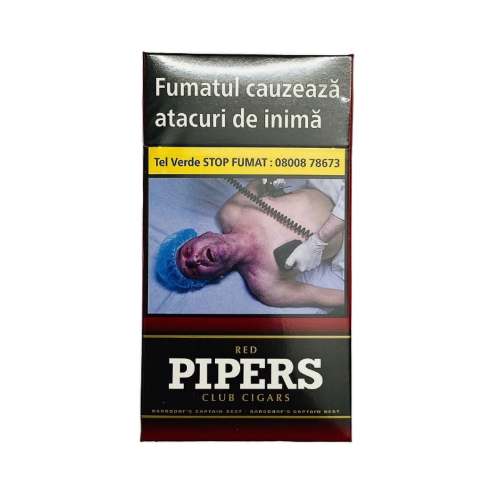 Tigari de foi Pipers Club - Red (10)