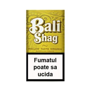 Tutun pentru rulat Bali Shag Yellow Mellow Taste Virginia 40g + Foite