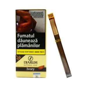 Tigari de foi aromate Djarum Wood Tips Ivory - Vanilla