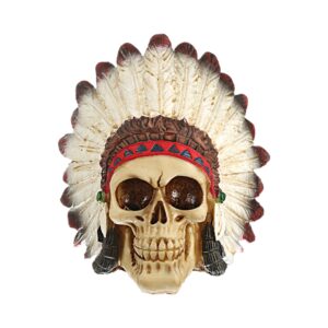Craniu decorativ din rasina model indian