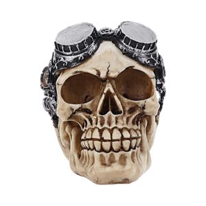 Craniu decorativ din rasina model Burning Men