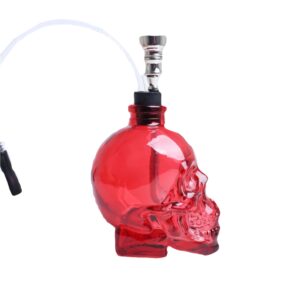 Bong sticla Cap de Mort Rosu