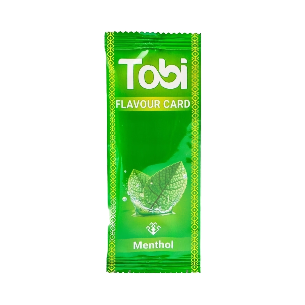 Card aromatizant Tobi Menthol pentru tutun si tigari