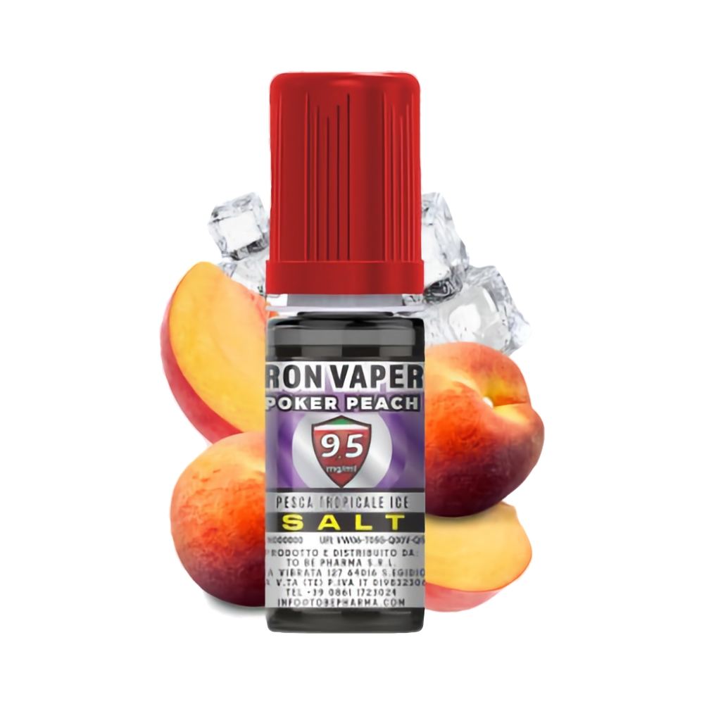 Lichid SALT TOB 10ml – Iron Vaper Poker Peach 20mg