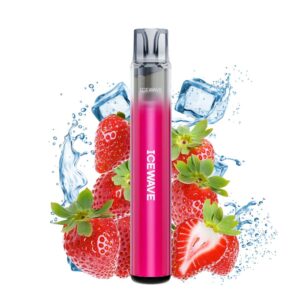 Kit IceWave E1 Plum Pink 1000 pufuri Strawberry Ice 2ml 20mg