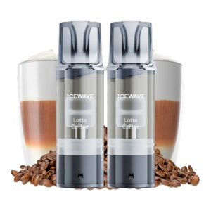 Cartus IceWave E1 Pod Latte Coffe 2ml 20mg [2 Bucati]